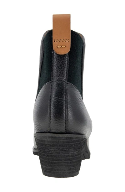 Gentle Souls By Kenneth Cole Clint Western Bootie In Black Leather