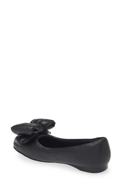 Shop Jeffrey Campbell Bow-out Ballet Flat In Black