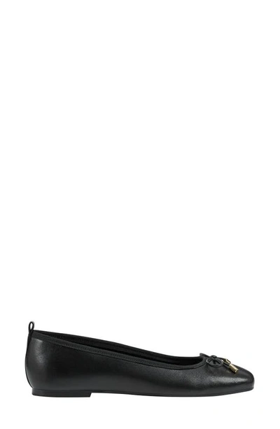 Marc Fisher Ltd Ubet Womens Bow Ballet Flats In Black