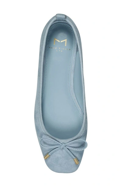 Shop Marc Fisher Ltd Ubet Ballet Flat In Light Blue