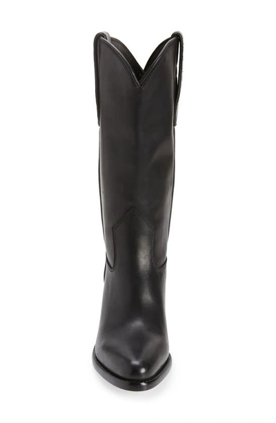 Shop Rag & Bone Cowboy Boot In Black Leather