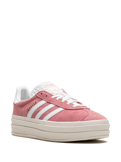 Shop Adidas Originals Gazelle Bold Platform Sneakers In Pink