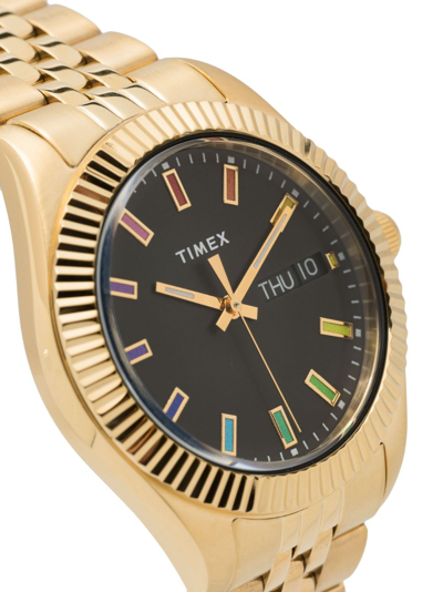 Shop Timex Legacy Rainbow 36mm In Gold