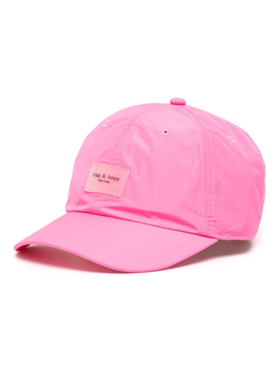 Shop Rag & Bone Addison Baseball Cap In Pink