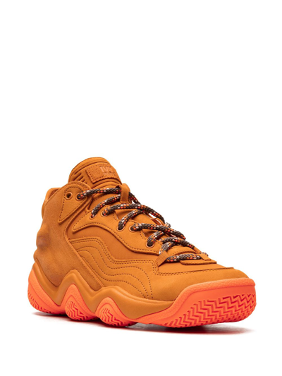Adidas Originals X Ivy Park Top Ten 2000 Sneakers In Orange