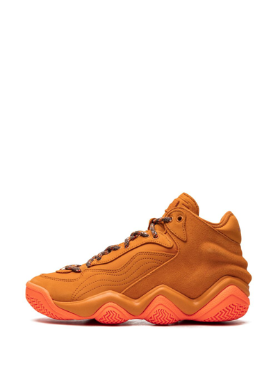 Adidas Originals X Ivy Park Top Ten 2000 Sneakers In Orange