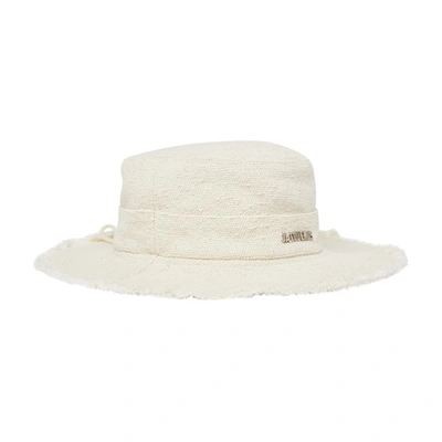 Shop Jacquemus Artichaut Bucket Hat In Off_white
