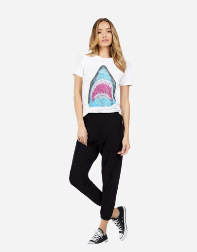 Lauren Moshi X Croft X Crystal Shark In White