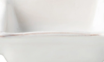 Juliska Berry & Thread Melamine Triple Section Server In Whitewash