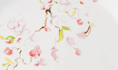 Shop Juliska Cherry Blossom 4-piece Place Setting In White Multi
