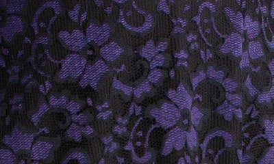 Shop Kiyonna Mon Cheri Lace Cocktail Dress In Violet Noir