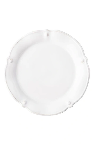 Juliska Berry & Thread Whitewash 16 Piece Dinnerware Set, Service For 4 In Whitewash