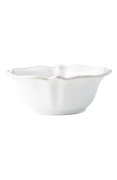Juliska Berry & Thread Whitewash 16 Piece Dinnerware Set, Service For 4 In Whitewash