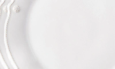 Juliska Berry & Thread Whitewash 16 Piece Dinnerware Set, Service For 4 In Whitewash