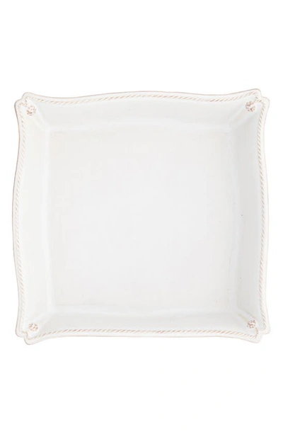 Juliska Berry & Thread Matzoh Plate - Whitewash In Whitewash