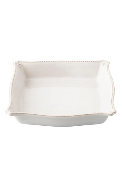 Juliska Berry & Thread Matzoh Plate - Whitewash In Whitewash