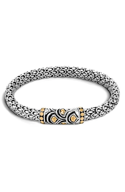 Shop John Hardy Legends Naga Bracelet In Silver/ Gold