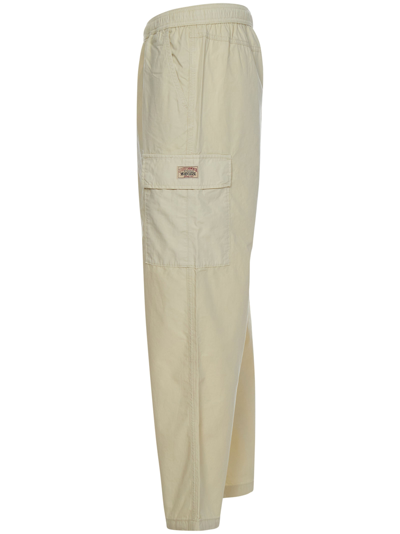 Shop Stussy Ripstop Cargo Beach Trousers In White