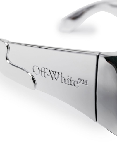 Shop Off-white Katoka Sunglasses In Silver