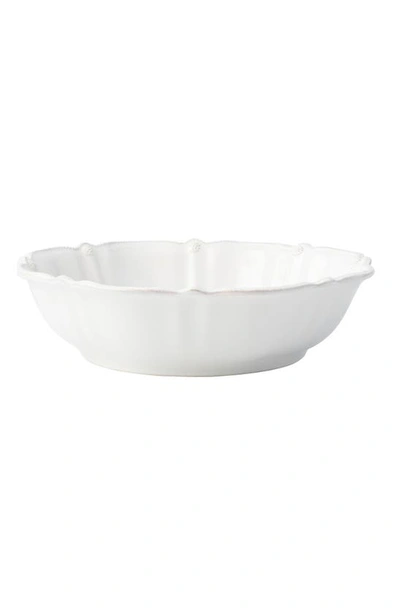 Shop Juliska Berry & Thread Ceramic Serving Bowl In White