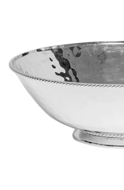 Shop Juliska Graham Stainless Steel Serving Bowl In Silver