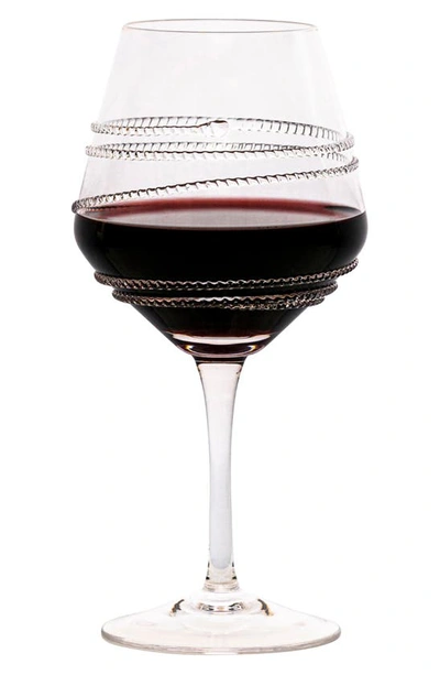 Shop Juliska Chloe Stemmed Red Wine Glass In Clear