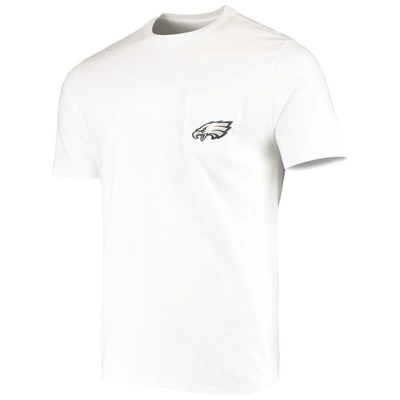 Shop Vineyard Vines White Philadelphia Eagles Big & Tall Helmet T-shirt