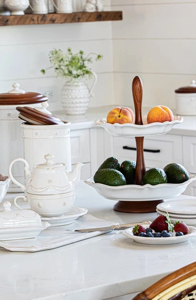 Juliska Berry & Thread Tiered Stand - Whitewash In White