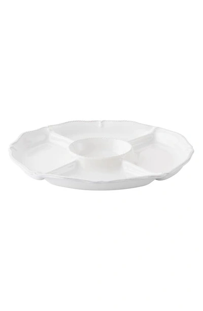 Shop Juliska 'berry And Thread' Ceramic Crudité Platter In Whitewash