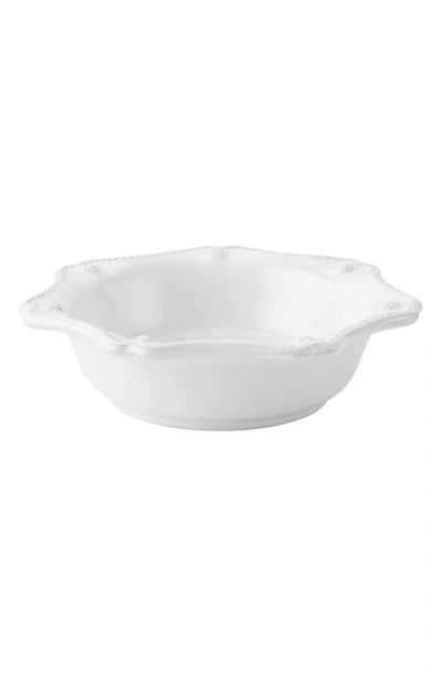 Juliska Berry & Thread Whitewash Pie/quiche Dish In Whitewash
