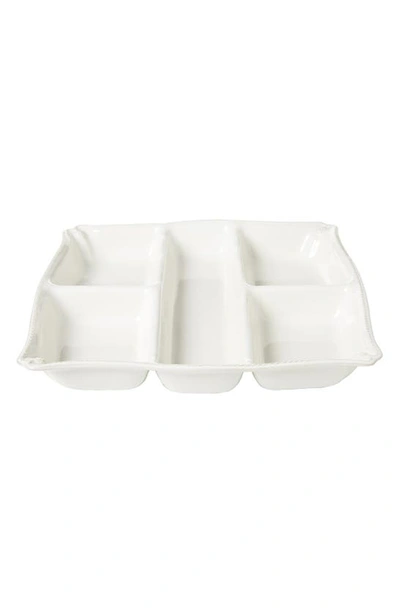 Shop Juliska 'berry And Thread' Ceramic Appetizer Platter In Whitewash