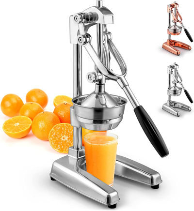 Shop Zulay Kitchen Premium Citrus Juicer -extra Tall Manual Citrus Press And Orange Squeezer In Multi