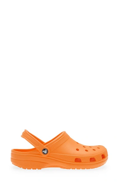 Shop Crocs Gender Inclusive Classic Clog In Orange Zing