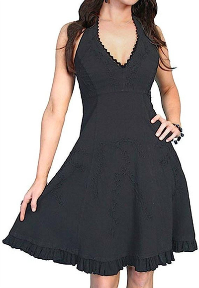 Shop Scully Cantina Dress In Black