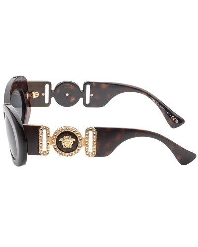 Shop Versace Women's Ve4426bu 54mm Sunglasses In Brown