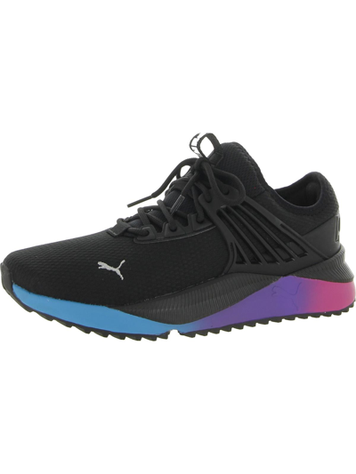 Shop Puma Pacer Future Fluo Womens Running Exercise Athletic And Training Shoes In Multi