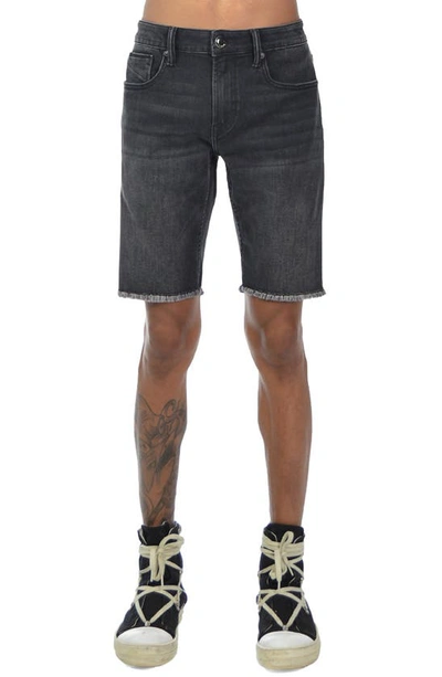 Shop Hvman Mero Rocker Slim Stretch Shorts In Black