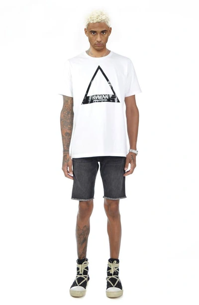 Shop Hvman Mero Rocker Slim Stretch Shorts In Black