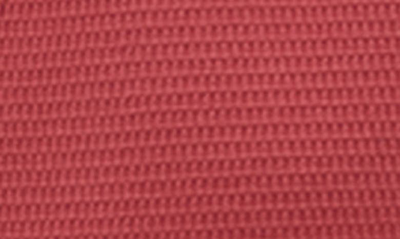 Hvman Logo Waffle Knit Pullover Hoodie In Rosewood