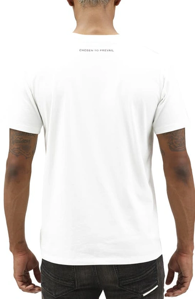 Shop Hvman Regular Fit Triangle Logo Cotton T-shirt In White