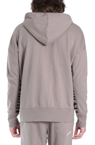 Hvman Logo Zip Hoodie In Satellite