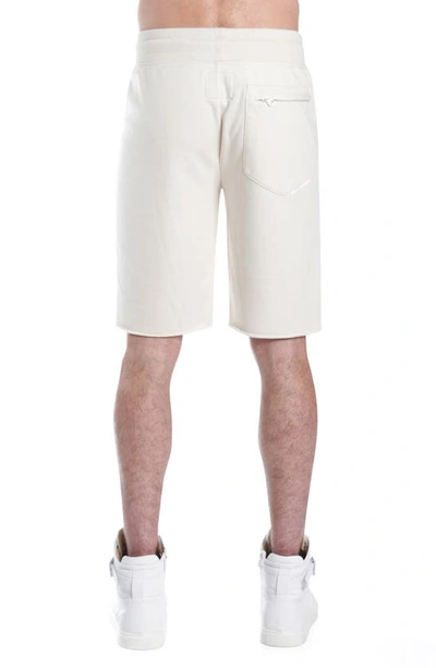 Hvman French Terry Sweatshort In Cream In Neutral