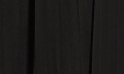 Forgotten Grace Tie Waist Pleated Paperbag Skirt In Black