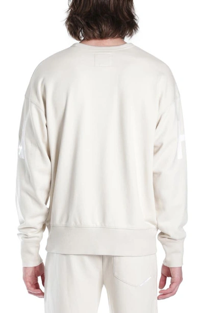 Hvman Logo Crewneck Sweatshirt In Cream