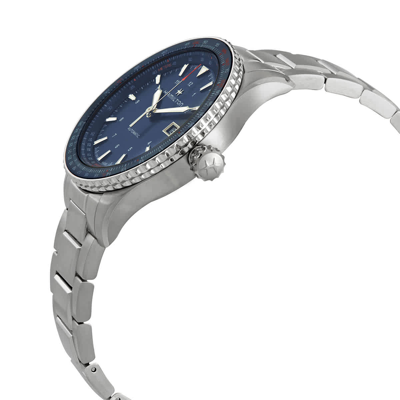Shop Hamilton Khaki Aviation Converter Mens Automatic Watch H76645140 In Blue / Khaki