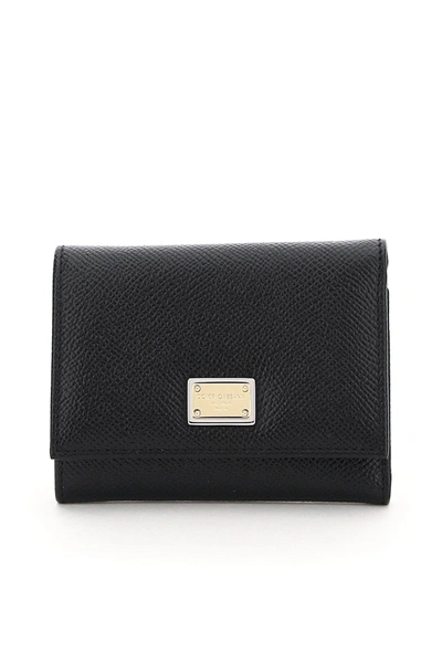 Shop Dolce & Gabbana French Flap Wallet