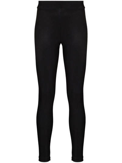 Shop Wolford Scuba High Waisted Leggings In Black