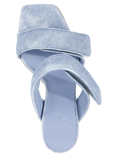 Shop Gia Borghini Perni 03 Sandals Light Blue