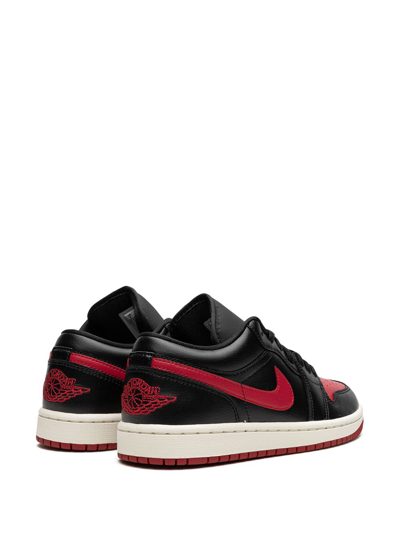 Shop Jordan Air  1 Low "bred Sail" Sneakers In Black