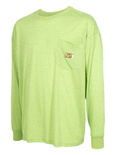 Shop Advisory Board Crystals Lightweight Pocket T-shirt In Green